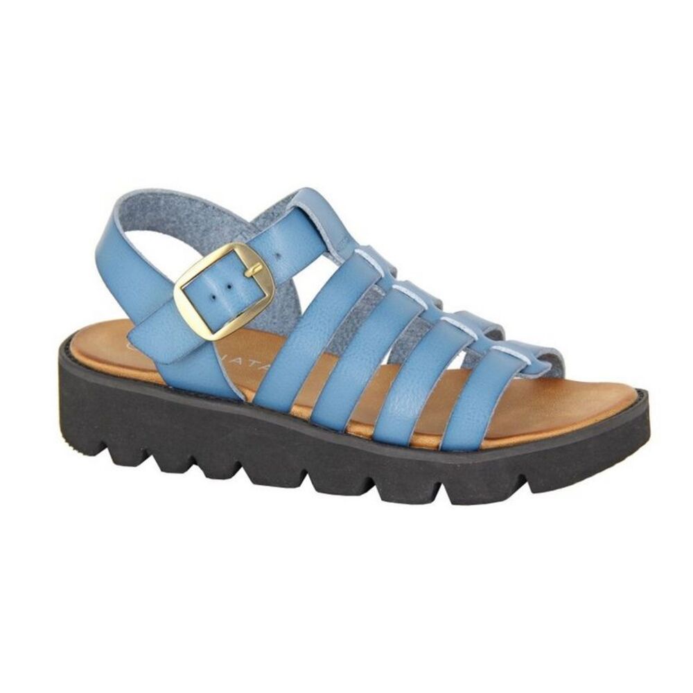Cipriata Womens/Ladies Azia T-Bar Sandals / Blue